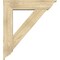 Ekena Millwork Traditional Traditional Rough Sawn Bracket w/ Offset Brace, Douglas Fir, 8"W x 34"D x 38"H BKT0806X34X38TRA01RDF - alternate 4